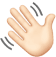 Waving hand emoji